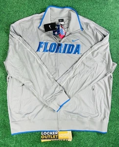 Gray Nike University of Florida FitDri Basketball Jacket Elite Gators size 3XL - Picture 1 of 8