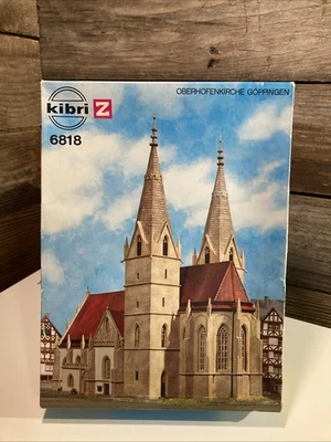 Kibri Z Scale 6818 Stadkirche Goppingen Church Cathedral Open Box - Image 1 of 4