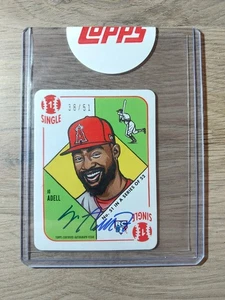 Jo Adell 2021 Topps 1951 by Blake Jamieson BLUE Back RC Autograph Auto #'d 38/51 - Picture 1 of 2