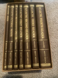 The Original McGuffey's Eclectic Reader Series 1836 Box Set of 7 Volumes 1982 - Picture 1 of 24