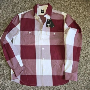 Nwt Boss Hugo Boss Colorblock Relaxed Shirt Jacket Shacket Sz M - Picture 1 of 2