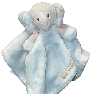 Blankets & Beyond Lovey Elephant Plush Security Blanket Stuffed Animal Nursery - Picture 1 of 8