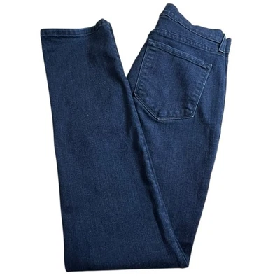 NYDJ Womens 6 Slim Straight Dark Wash Mid Rise Stretch Jeans - Image 1 of 4