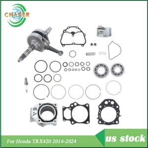 For Honda TRX420 2014-2024 13000-HR3-A40 Rancher Engine Rebuild Kit New - Picture 1 of 12
