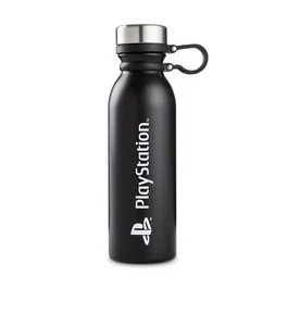 Playstation Logo Water Bottle Stainless Steel 25 OZ Black Sony PS5 PS4 - Picture 1 of 7