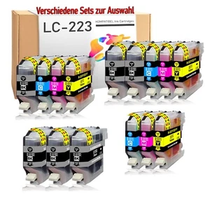 XXL LC-223 Druckerpatronen kompatibel mit Brother LC223 MFC-J480DW J4420DW J5320 - Bild 1 von 21