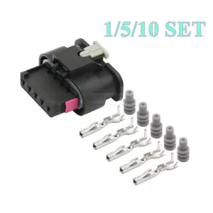 5 Pin Automotive MAF Mass Air Flow Sensor Connector Plug for VW Audi Seat Skoda - Picture 1 of 3