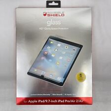 ZAGG InvisibleShield Glass Screen Protector 9.7 inch iPad Pro, iPad Air 2, Air