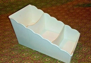 Vintage Tupperware 3 Tier Spice Packet Holder, 3495A-2, Scalloped Edges, 1970s - Picture 1 of 12