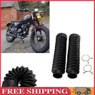 2pcs Front Fork Shock Absorber Dust Cover Rubber Dust Proof Sleeve Protector