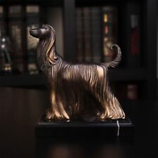 Dog Sculpture Figurine Made of Bronze On Marble 1,3 kg Ukraine 2020