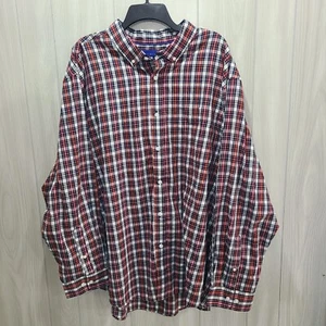 Simply Styled By Sears Mens Plaid Dress Shirt Size 3xl Work - Picture 1 of 6