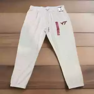 Pantalones deportivos Virginia Tech Hokies grises para hombre talla XL bordados - Imagen 1 de 2