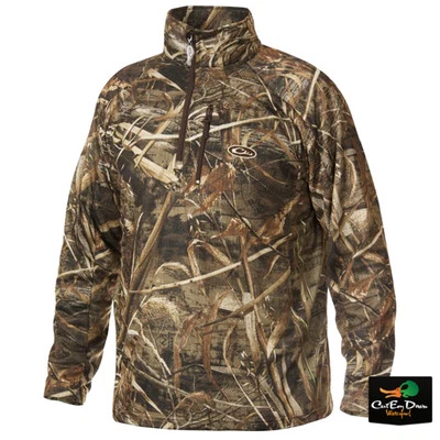 DRAKE WATERFOWL BREATHLITE ¼ ZIP PULLOVER JACKET REALTREE MAX-5 CAMO 2XL - Image 1 of 4