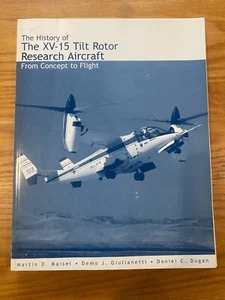History of XV-15 TILT ROTOR Research Aircraft ,V-22 Osprey Bell Helicopter - Picture 1 of 9