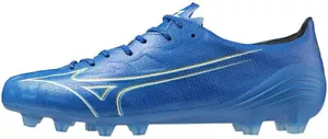 MIZUNO Soccer Spike Shoes ALPHA JAPAN P1GA2460 Blue White US8.5(26.5cm) - Picture 1 of 6
