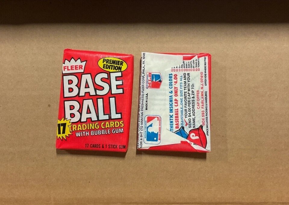 1981 Fleer Baseball sealed wax pack