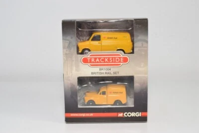 B22 1:76 CORGI TRACKSIDE BR1004 GIFT SET BRITISH RAIL SET FORD MORRIS MIB - Bild 1 von 4