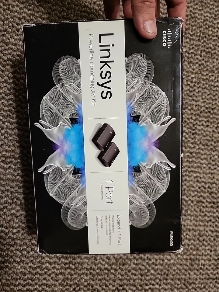 Linksys Powerline Homeplug AV Kit PLEK400 - Open Box - Image 1 of 3