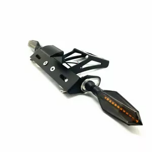 LED Turn Signal License Plate Holder For KAWASAKI NINJA 400 /250 Z400 Z250 Z300 - Picture 1 of 12