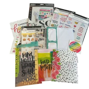 The Happy Planner lotto misto scrapbooking artigianato pianificazione adesivi pagine ricarica - Foto 1 di 7