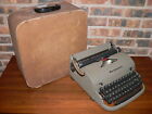 Vintage 1950 Remington "All New" Portable Manual Olive Green Typewriter w/Case