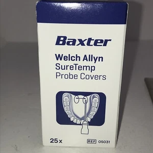 Baxter Welch Allyn 25 Thermometer Sondenabdeckungen #901010 Thermometrie Werkssiegel - Bild 1 von 2