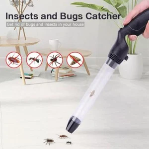 Powerful Handheld Bug Vacuum Insect Spider Pest Bee With NEWS LED Catcher U1M4 - Picture 1 of 12