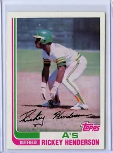 1982 Topps Rickey Henderson Oakland Athletics #610 ⭐️💥🎯 NM - Bild 1 von 2