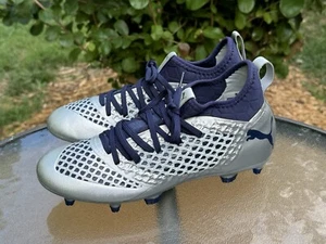 Botines de fútbol Puma Future Ultimate FG AG gris azul marino para hombre talla 7 104832 04 - Imagen 1 de 12