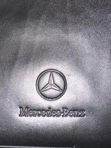 Mercedes Benz Black Leather Billfold (Car-126) - Brand New In Box Unisex Wallet - Picture 1 of 7