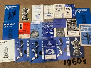 Vintage Birmingham City Programmes 1960's Youth,Amateur,League (20) - Picture 1 of 16