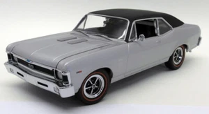 GMP 1/18 Scale Diecast - 8029 1969 Chevrolet Nova 396 SS Silver - Picture 1 of 6