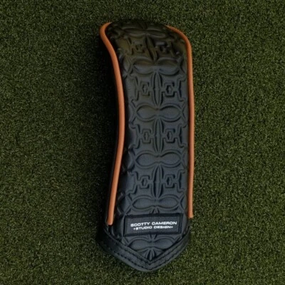 SCOTTY CAMERON 墙纸黑色皮革热印实用 B 盖*仅限画廊 * — 第 1/2 张图片