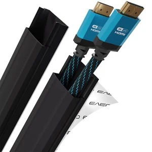 Tv Cord Hider 34" Cable Management Cord Cover Wall Wire Hider | Wire Covers For - Picture 1 of 7