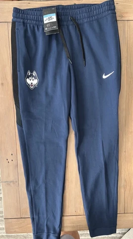 Nike Dry UCONN Huskies Basketball Showtime Pant Women's M CQ0337 Navy Blue Cover