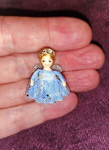 Ethel Hicks Angel Children Miniature Porcelain Doll