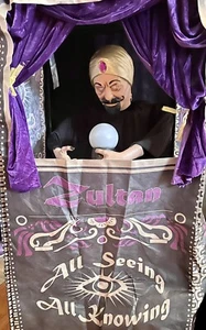 Life Size Animated Zultan Fortune Teller Halloween Animatronic Carnival Circus - Picture 1 of 5