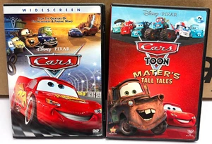 Cars (Widescreen) DVD & Mater's Tall Tales Lot Of 2 DVD's Disney Pixar Animation - Picture 1 of 5