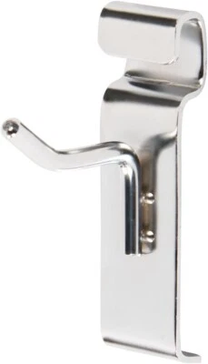 Wire Grid 25 2" Pegs Hooks Slat Chrome Display 6mm Diameter Metal Gridwall Peg - Image 1 of 3