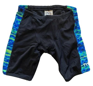 TYR Boys Size 22 Castaway Hero Jammer Swimsuit In Blue - Picture 1 of 5