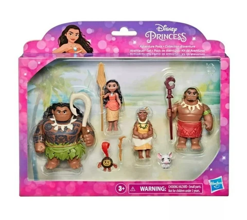 Disney Princess Moana Adventure Pack - 6 Character Figures Cover