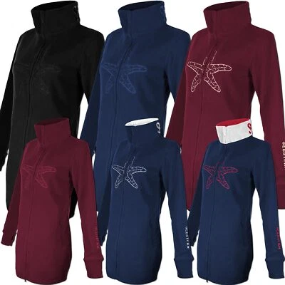 SEESTERN Damen Fleecejacke mit Stehkragen Fleecemantel Fleece Sweatjacke XS-3XL - Bild 1 von 4