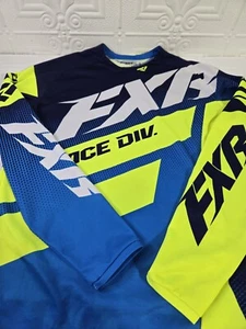 FXR Racing Clutch Podium MX Men's Riding Dirt Bike Motocross Jerseys Size Large - Picture 1 of 14