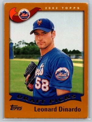 2002  Topps Limited #691 Lenny DiNardo Draft Picks METS - Image 1 of 2