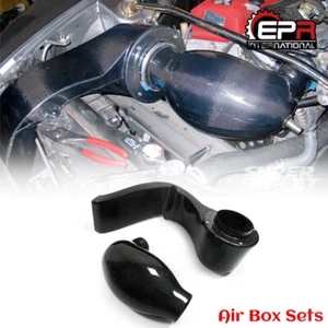 For Honda S2000 AP1 Carbon Fiber Air Tunnel & Air Box Inside Kits JS Style 2Pcs - Picture 1 of 10