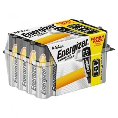 Energizer AAA Alkaline Batteries Power LR03 1.5V Pack of 24 - Image 1 of 3
