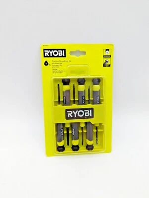 Juego de destornilladores de precisión Ryobi de 6 piezas  Foto 1 de 4
