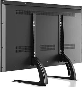 Universal Table Top TV Stand Base TV Legs with Height Adjustment Fits Most 32-55 - Picture 1 of 12