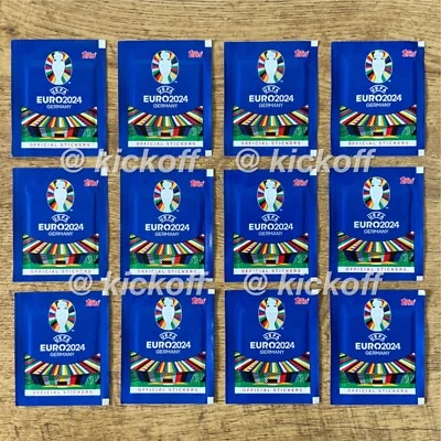Topps EURO 2024 Germany: NEW Packets of Stickers. Packs: 10, 20, 30, 40 or 50